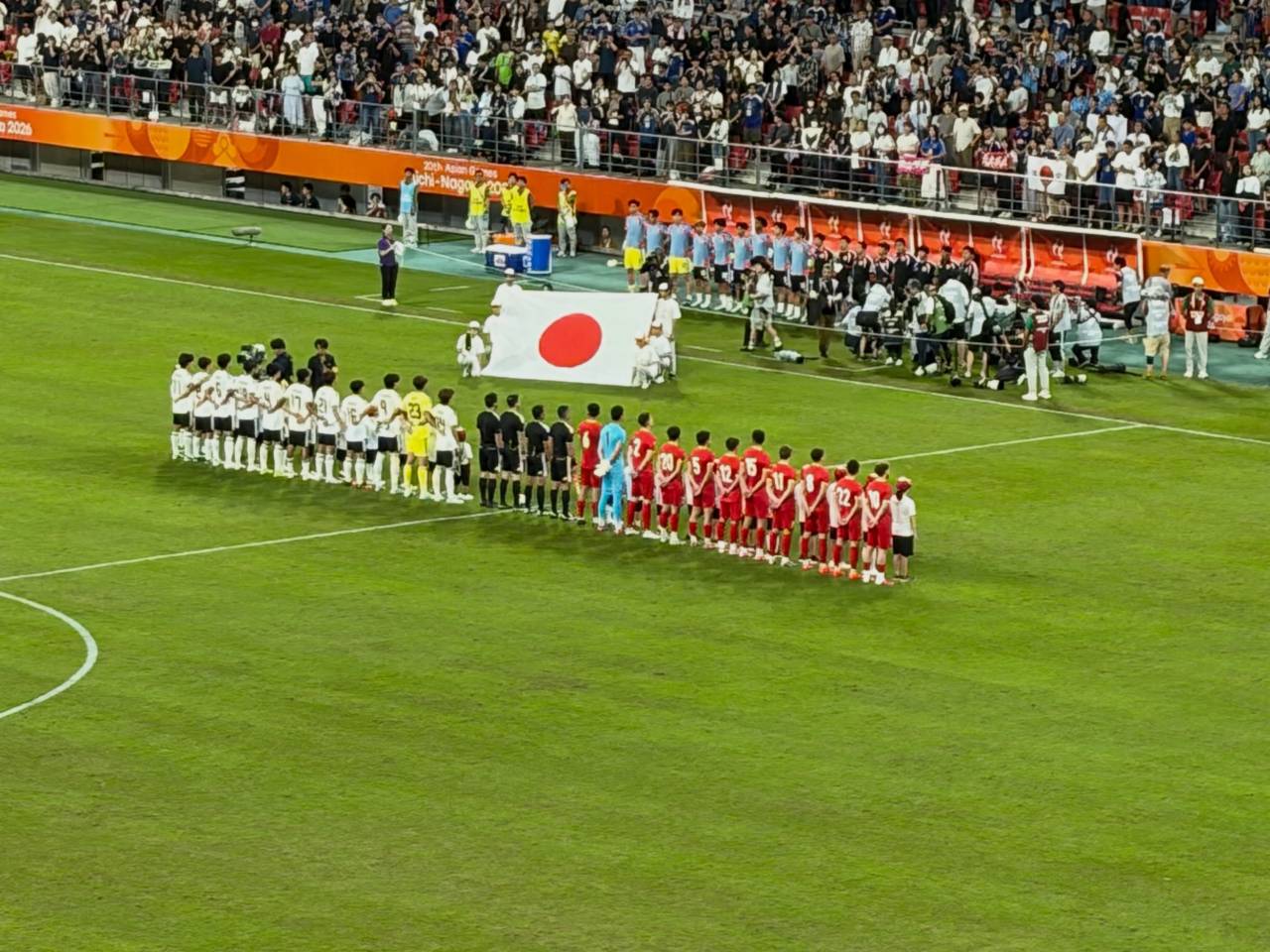 今日は豊田スタジアムにて日本代表戦！