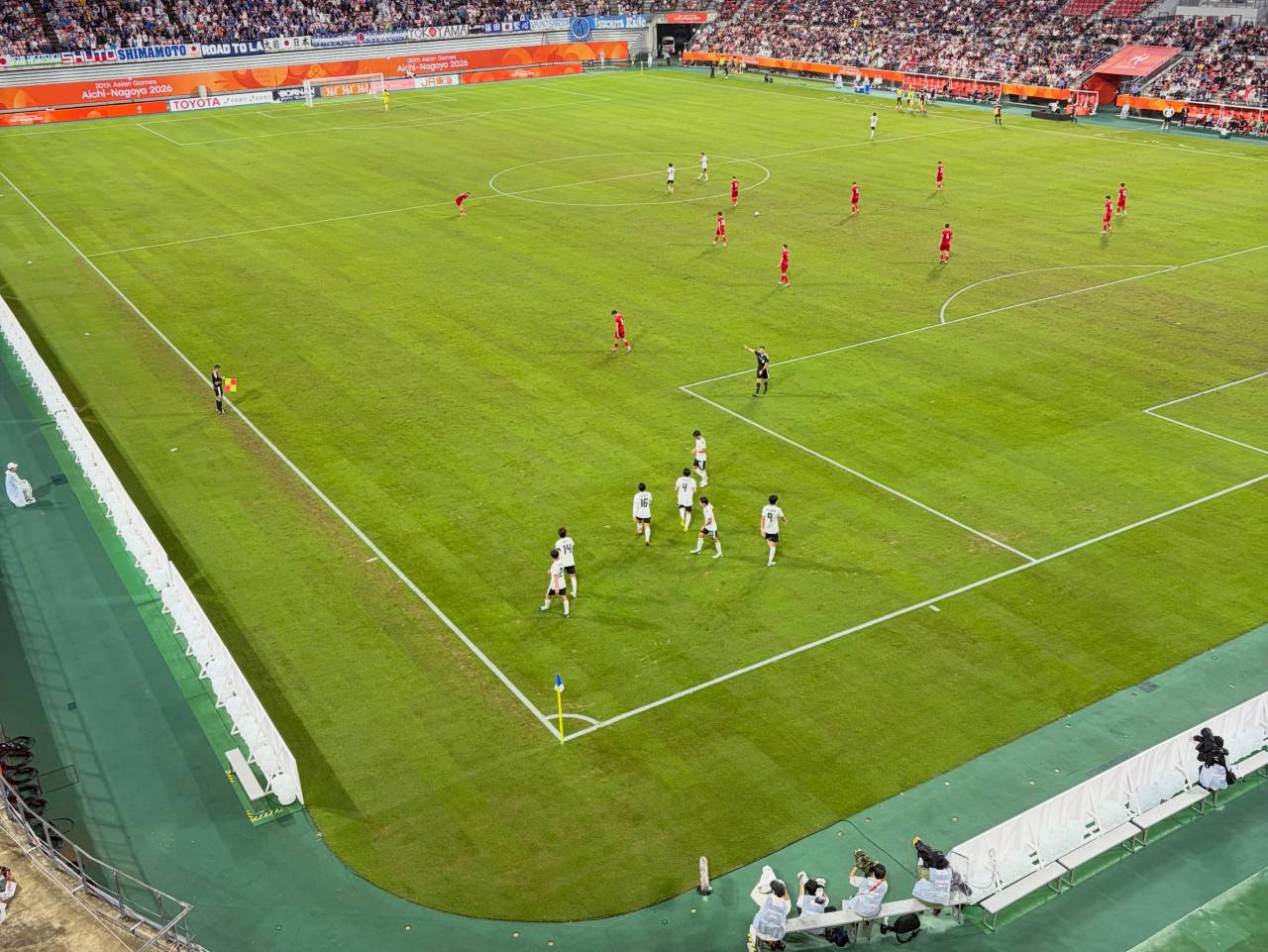 今日は豊田スタジアムにて日本代表戦！